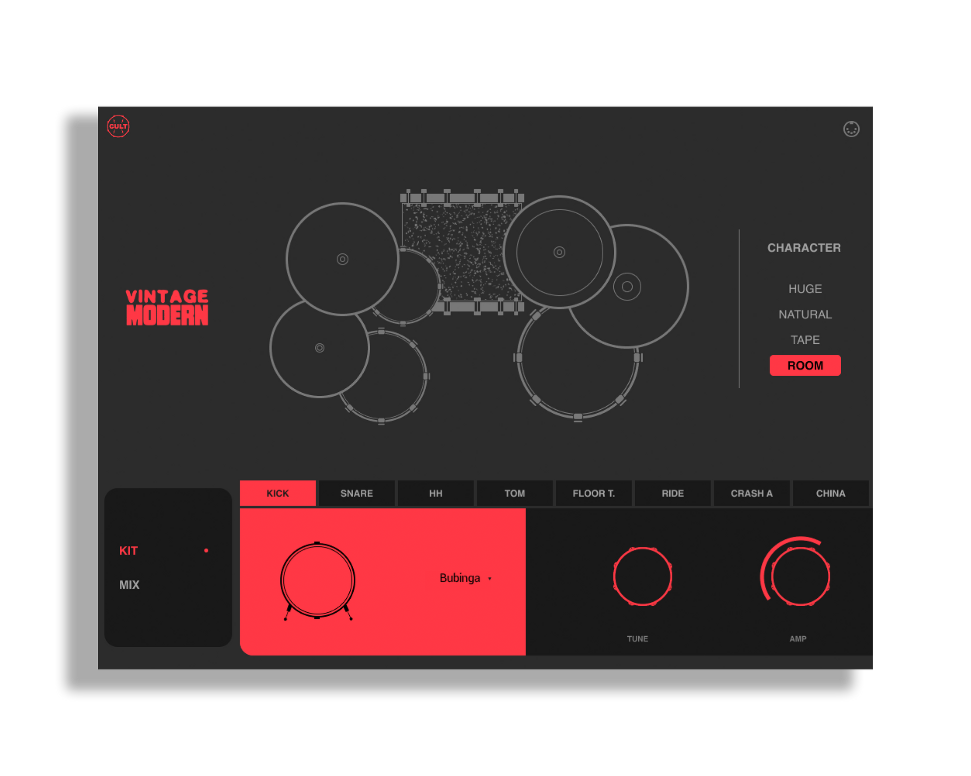 Vintage Modern Kontakt Instrument Main Window
