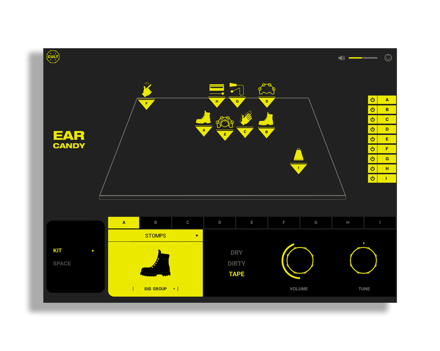 Cult Drum Sounds - Ear Candy Kontakt Instrument